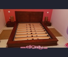 Cama chess 150 190 color wengue