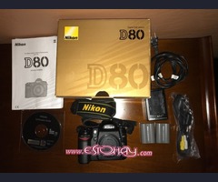 Cámara Nikon D80 10MP DSLR