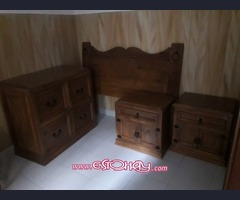 Muebles de madera de pino mexicano
