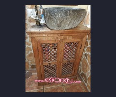 Mueble de baño lavabo de piedra