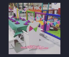 Cafeteria especializada en cumpleaños infantiles con jugueteria