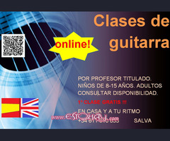 Clases online de guitarra