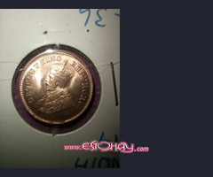 Moneda de indias  George V 1914 1/2 pice