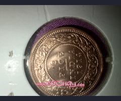 Moneda de indias  George V 1914 1/2 pice