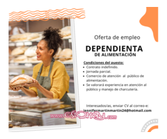 DEPENDIENTA DE ALIMENTACIÓN