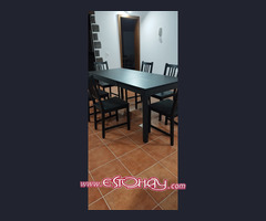 Conjunto de mesa + 6 sillas a estrenar